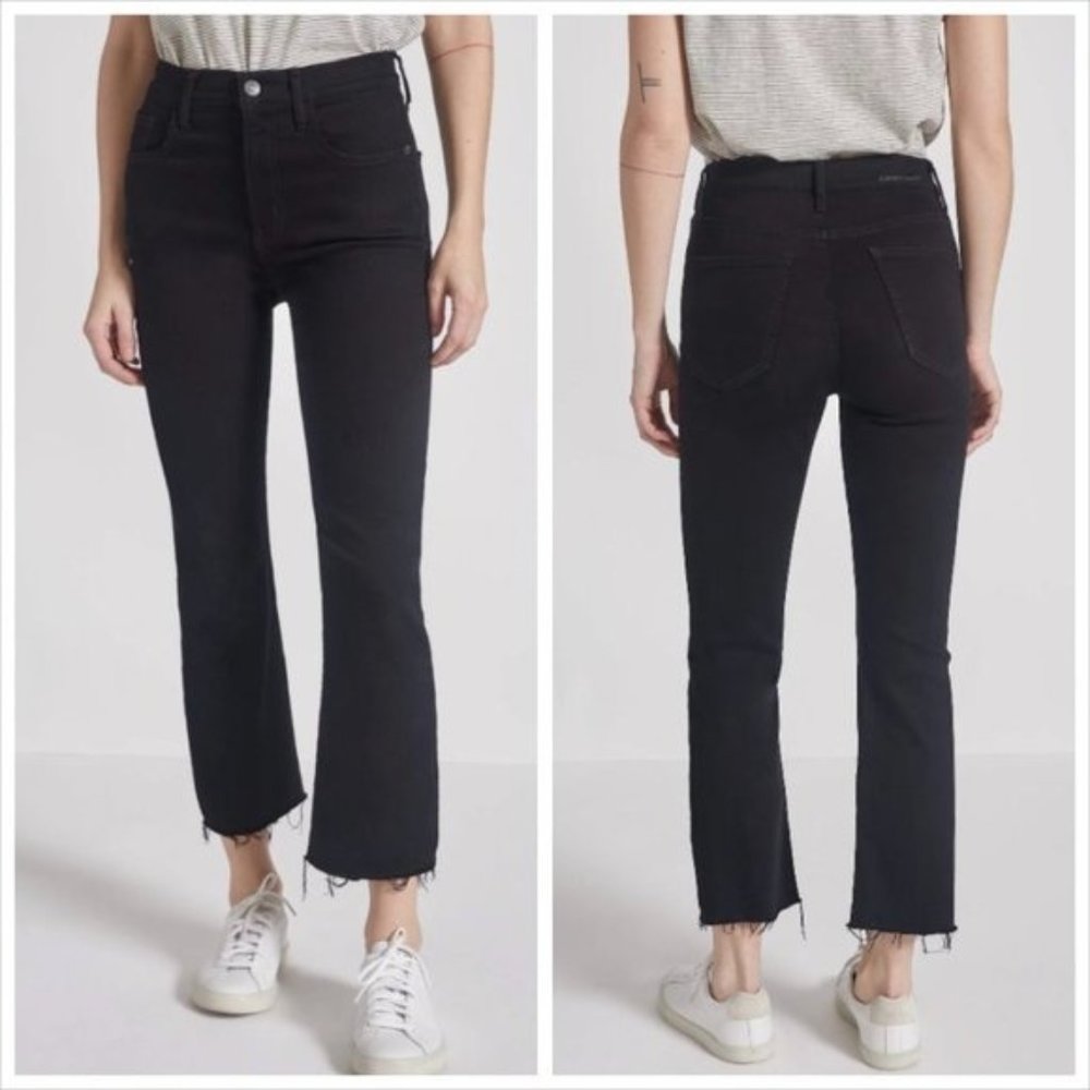 CURRENT/ELLIOT Corduroy Kick Jean Black 29